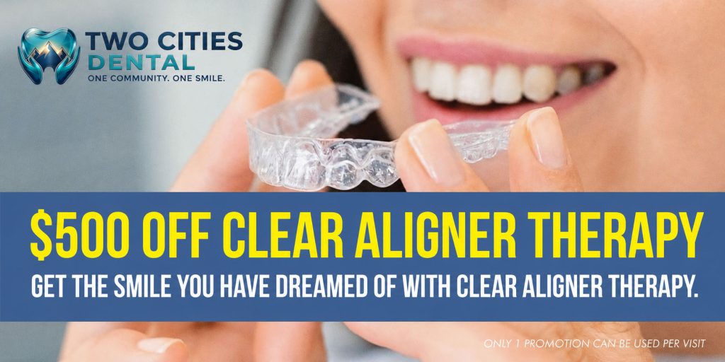 $500 OFF Clear Aligner Therapy